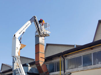 Plataforma elevadora sobre oruga modelo Spider 15.70