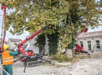 Plataforma elevadora sobre oruga modelo Spider 27.14