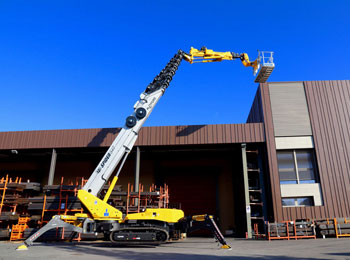 Plataforma elevadora sobre oruga modelo Spider 54t